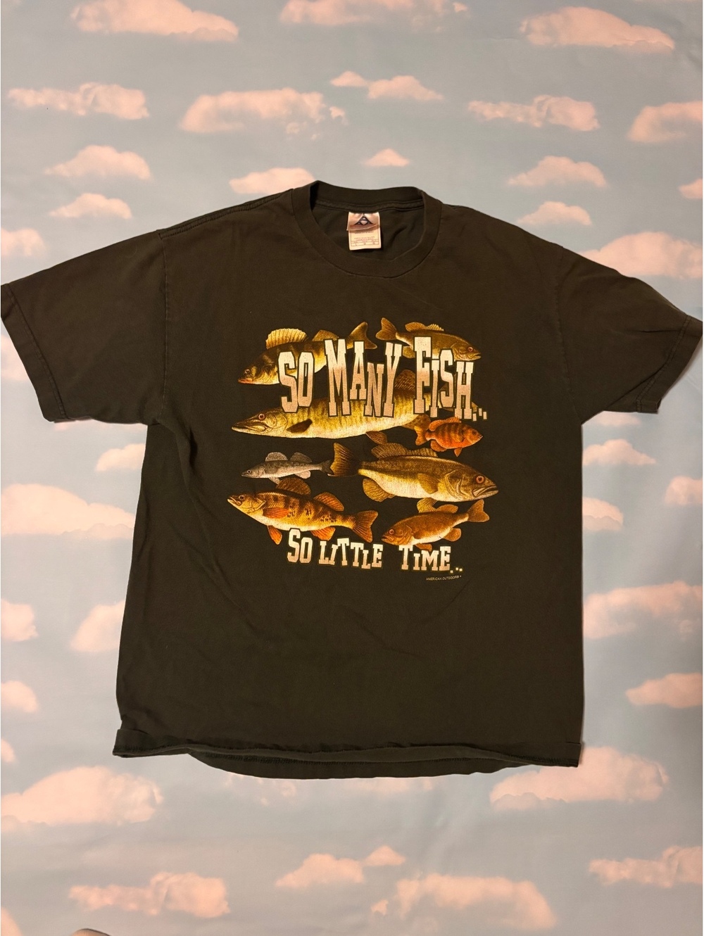 American Outpost Fishing Graphic T-Shirt